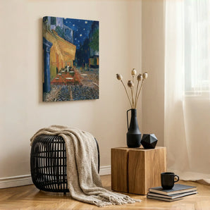 Van Gogh Reproduction Canvas Wall Art - Café Terrace at Night