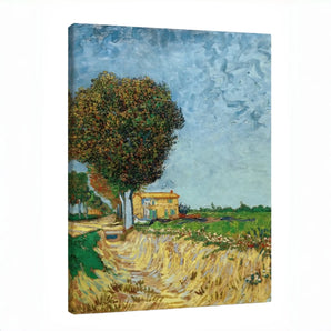 Van Gogh Reproduction Canvas Wall Art - A Lane near Arles