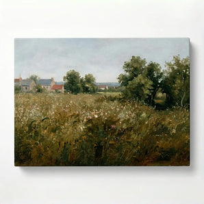 Canvas Wall Art-Rustic Meadow View