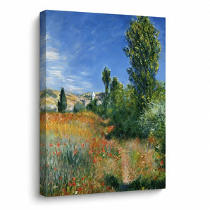 Claude Monet Canvas Wall Art, Landscape on the Ile Saint-Martin Print