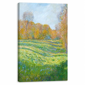 Claude Monet Large Canvas Wall Art, Meadow at Giverny Print