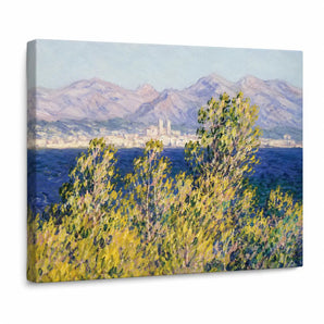 Claude Monet Canvas Wall Art 20x16 In, Antibes Seen from the Cap Marten Print
