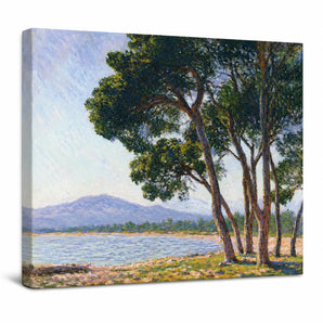 Claude Monet Canvas Wall Art 20X16 In, Beach in Juan-les-Pins Print