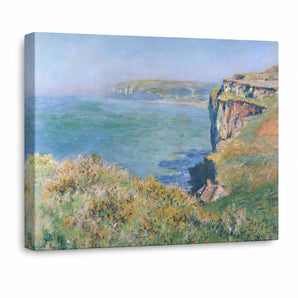 Claude Monet Canvas Wall Art 20X16 In, Cliff at Grainval Print