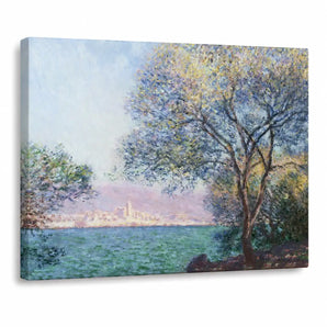Claude Monet Canvas Wall Art 20X16 In, Antibes in the Morning Print