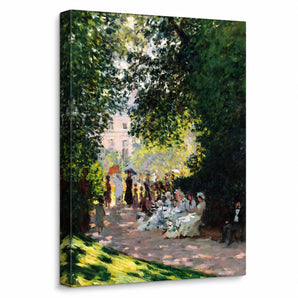 Claude Monet Large Canvas Wall Art, Parc Monceau