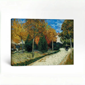 Van Gogh Reproduction Canvas Wall Art-The Public Park at Arles