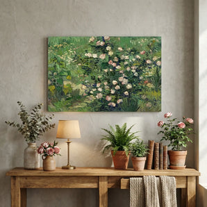 Van Gogh Reproduction Canvas Wall Art -Roses 1889